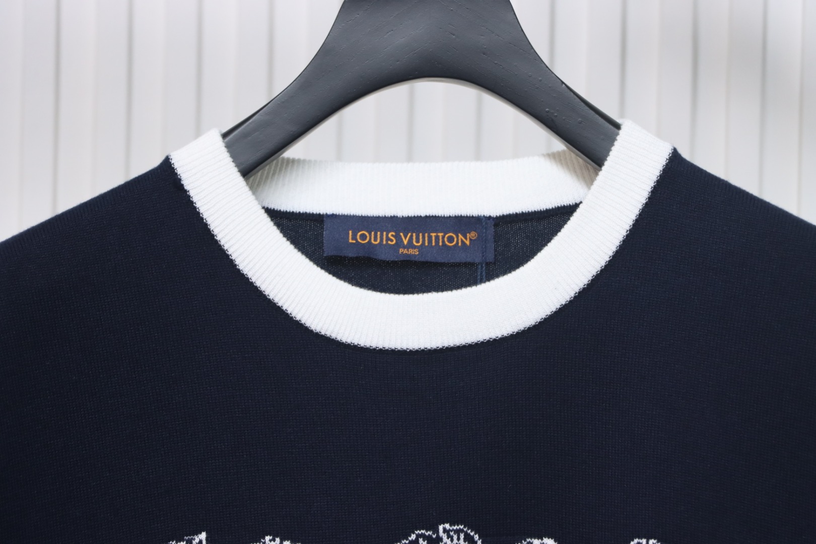 Louis Vuitton 25ss early spring new short-sleeved sunflower floral knitted short-sleeved