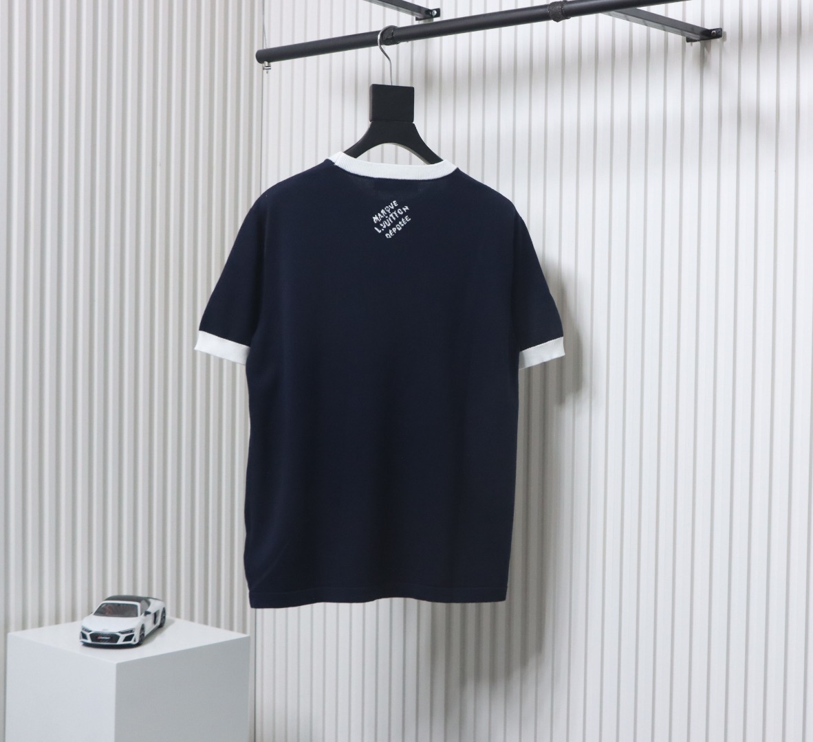 Louis Vuitton 25ss early spring new short-sleeved sunflower floral knitted short-sleeved