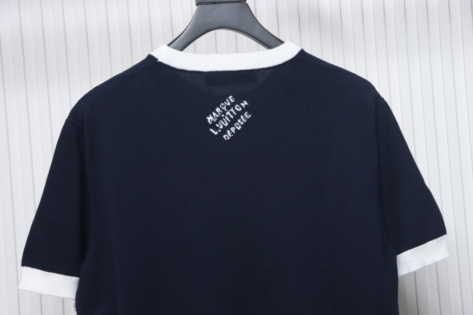 Louis Vuitton 25ss early spring new short-sleeved sunflower floral knitted short-sleeved