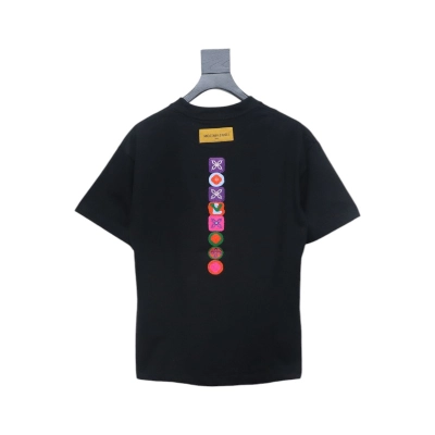 Louis Vuitton 25ss Embroidered Badge Short Sleeve Black 02