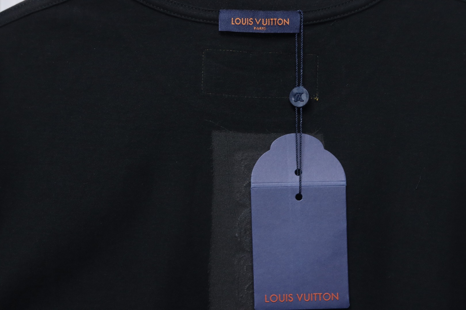 Louis Vuitton 25ss Embroidered Badge Short Sleeve Black