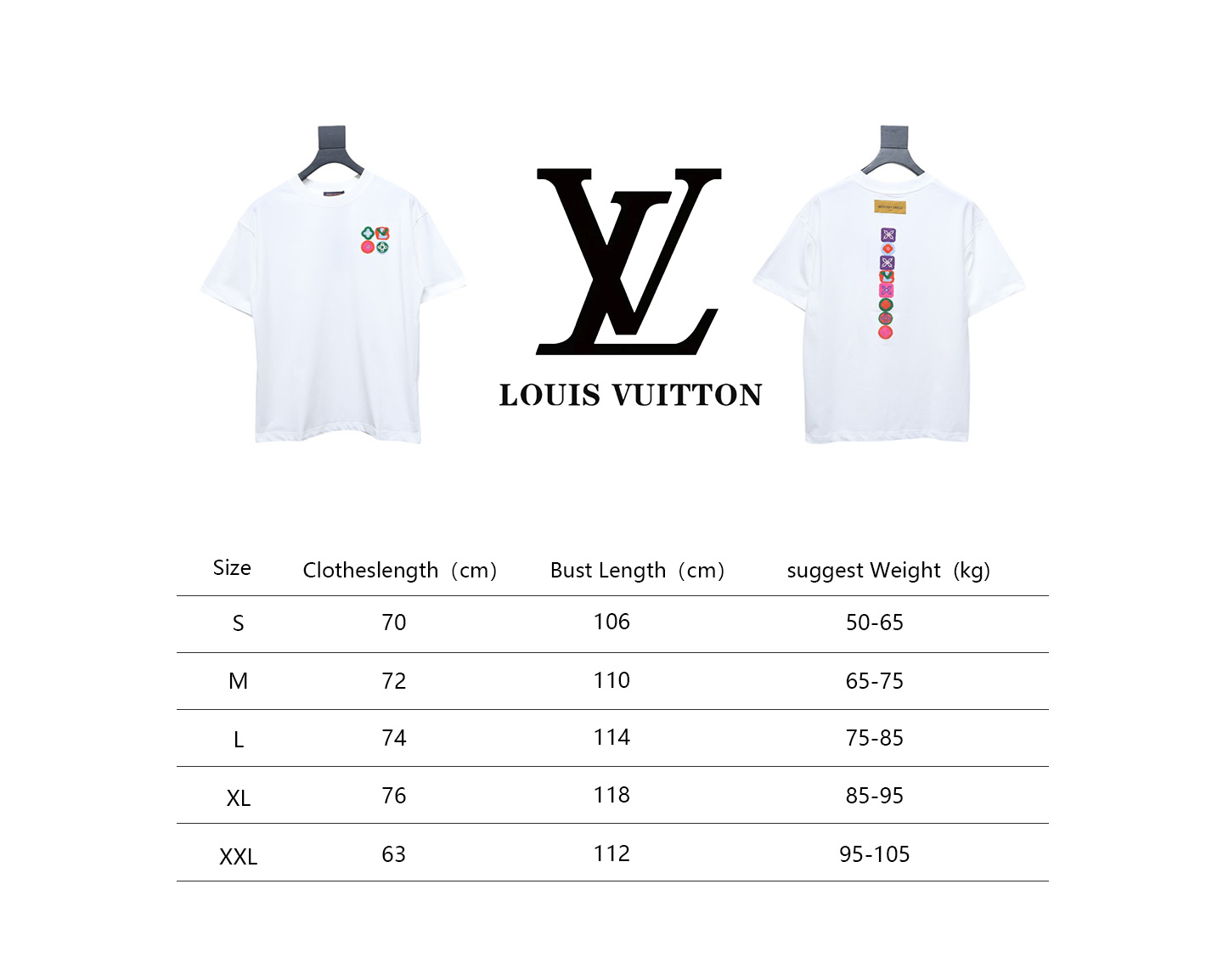 Louis Vuitton 25ss Embroidered Badge Short Sleeve White
