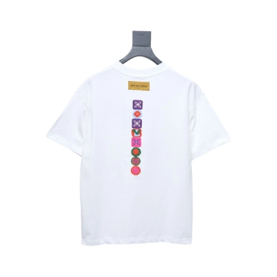 Louis Vuitton 25ss Embroidered Badge Short Sleeve White 02
