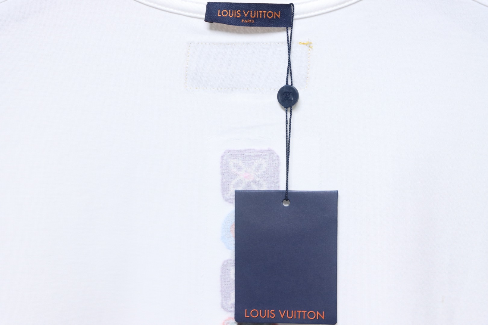 Louis Vuitton 25ss Embroidered Badge Short Sleeve White