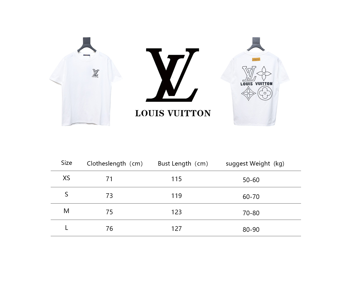 Louis Vuitton 25ss embroidered monogram short sleeve White