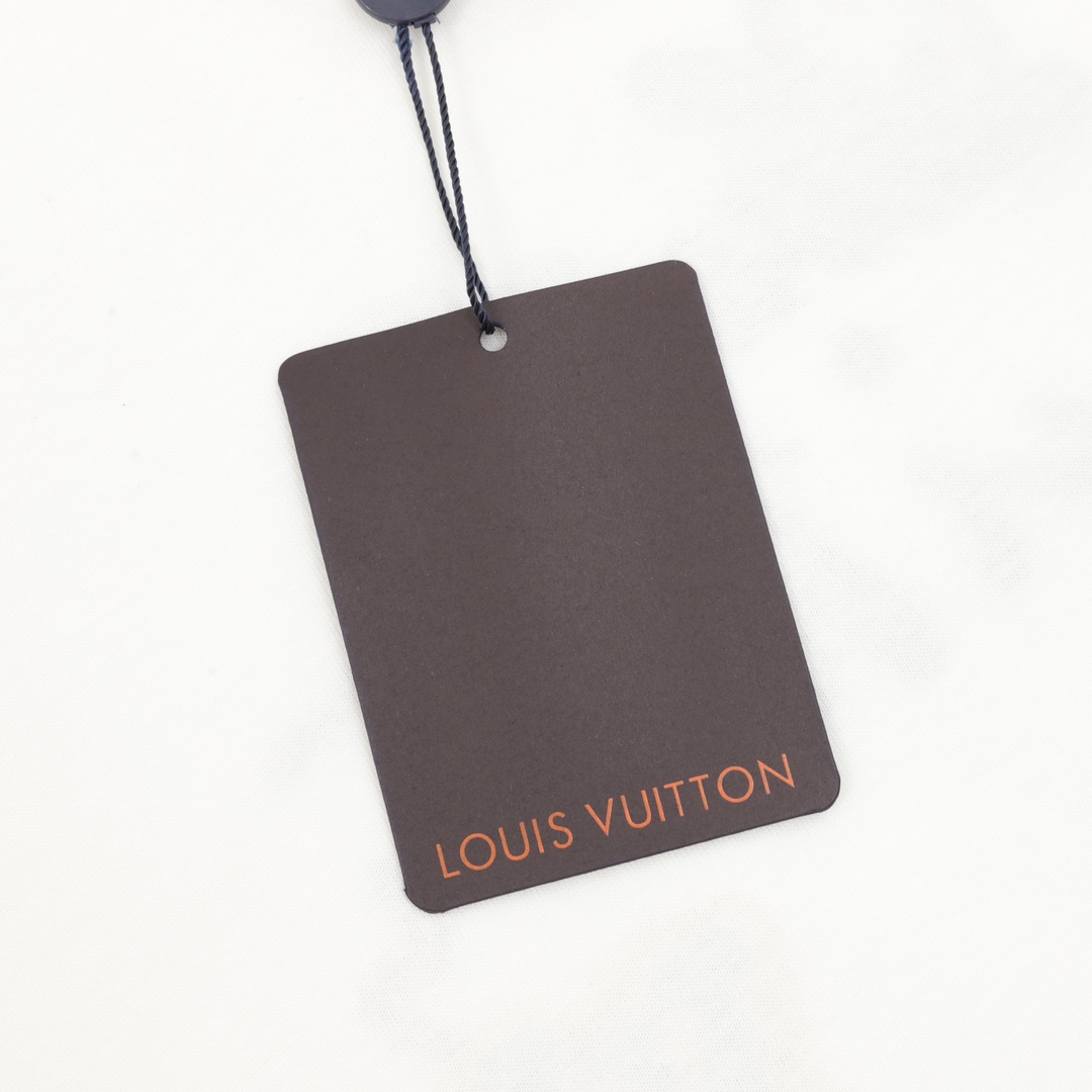 Louis Vuitton 25ss Floral Lettering Embroidered Short Sleeve T-Shirt White