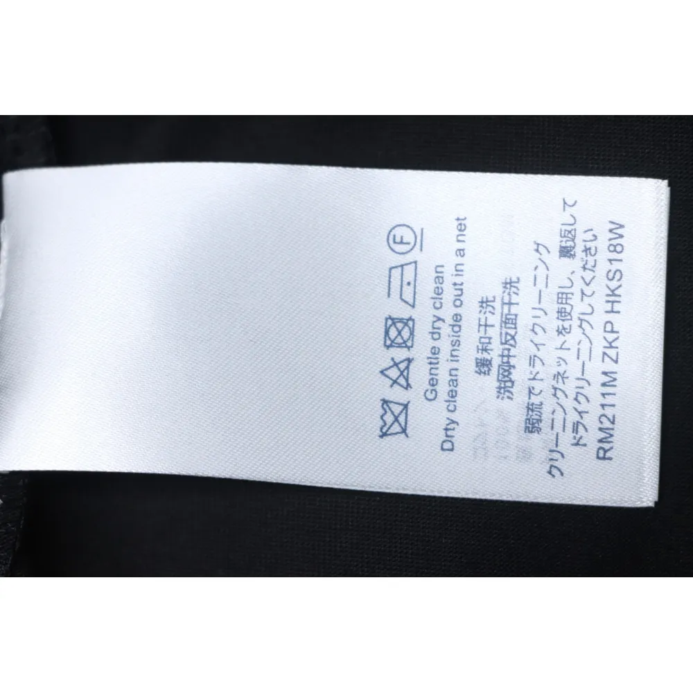 Louis Vuitton 25ss four-leaf clover and back logo print short-sleeved T-shirt black