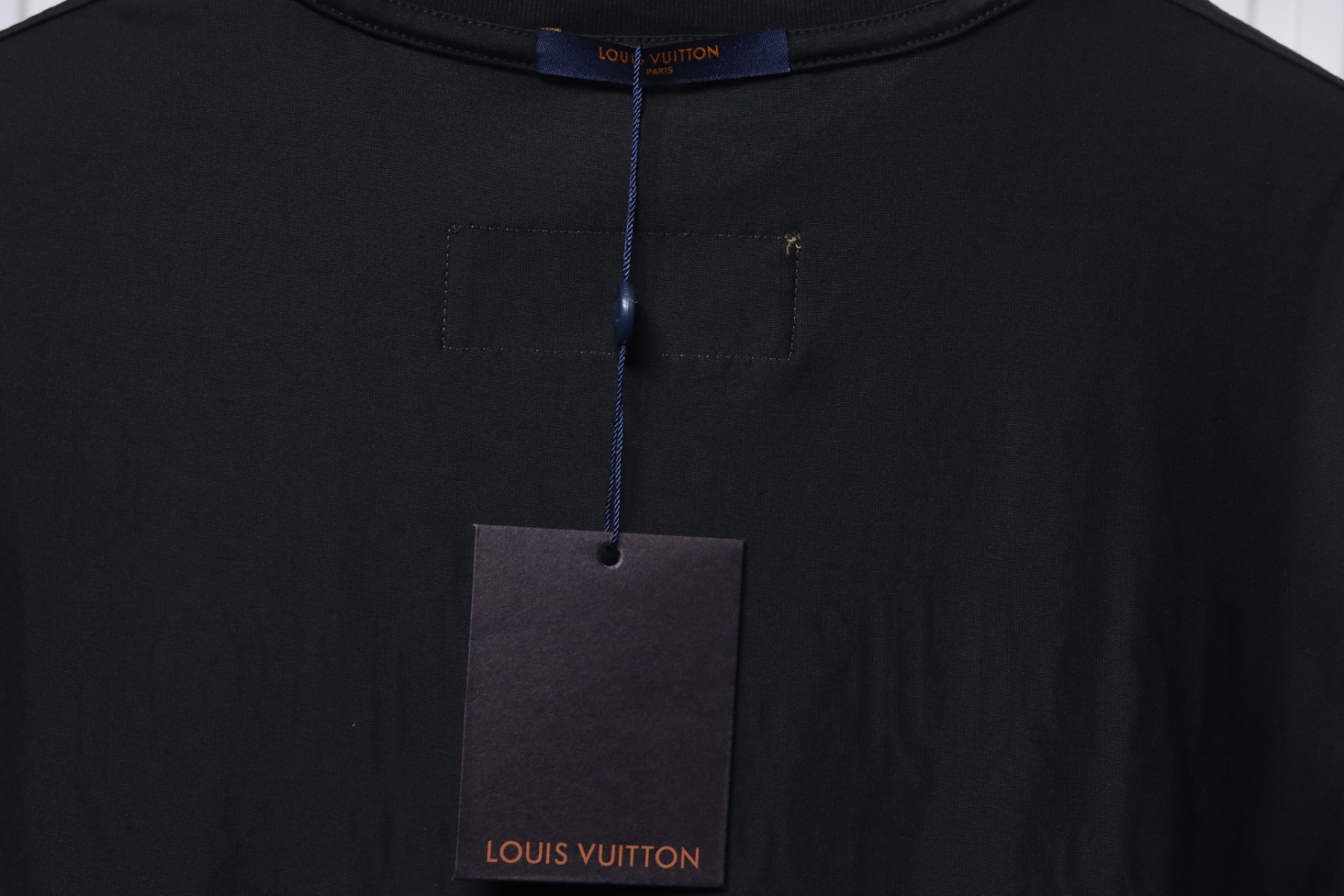 Louis Vuitton 25ss four-leaf clover and back logo print short-sleeved T-shirt black