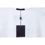 Louis Vuitton 25ss four-leaf clover and back logo print short-sleeved T-shirt white