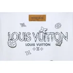 Louis Vuitton 25ss four-leaf clover and back logo print short-sleeved T-shirt white