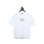 Louis Vuitton 25ss four-leaf clover and back logo print short-sleeved T-shirt white