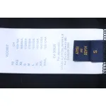 Louis Vuitton 25ss four-leaf clover hot diamond logo flocked short-sleeved T-shirt black