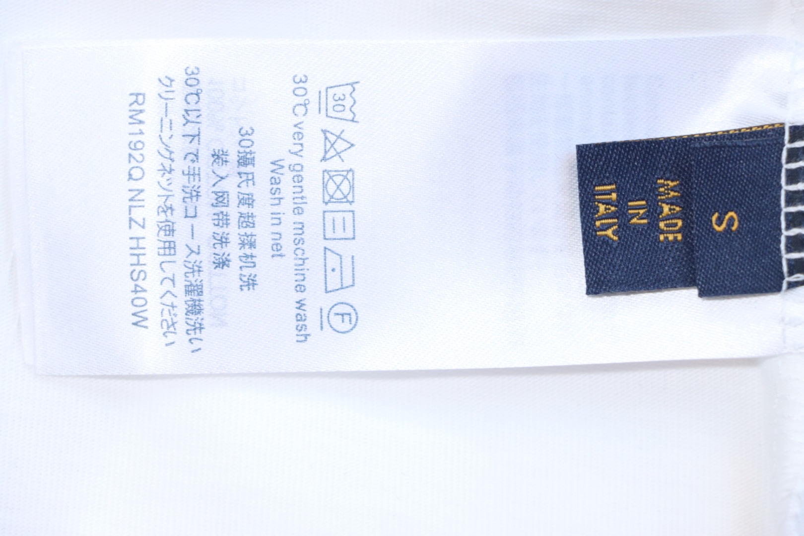 Louis Vuitton 25ss four-leaf clover hot diamond logo flocked short-sleeved T-shirt white