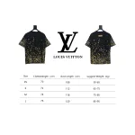 Louis Vuitton 25ss gradient full print small logo short sleeve T-shirt black