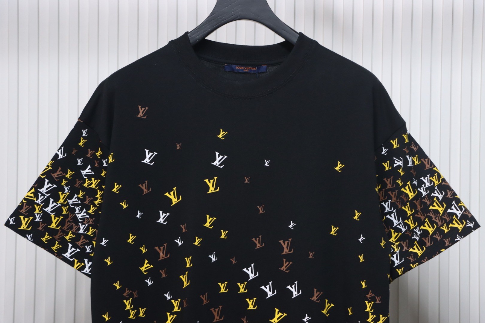 Louis Vuitton 25ss gradient full print small logo short sleeve T-shirt black
