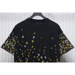 Louis Vuitton 25ss gradient full print small logo short sleeve T-shirt black