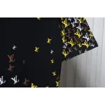 Louis Vuitton 25ss gradient full print small logo short sleeve T-shirt black