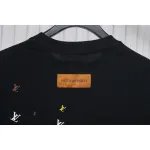 Louis Vuitton 25ss gradient full print small logo short sleeve T-shirt black