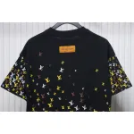 Louis Vuitton 25ss gradient full print small logo short sleeve T-shirt black