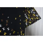 Louis Vuitton 25ss gradient full print small logo short sleeve T-shirt black