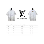 Louis Vuitton 25ss gradient full print small logo short sleeve T-shirt White