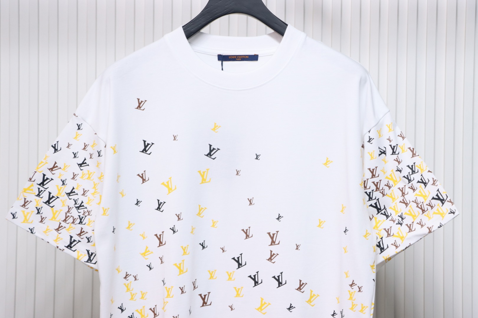 Louis Vuitton 25ss gradient full print small logo short sleeve T-shirt White