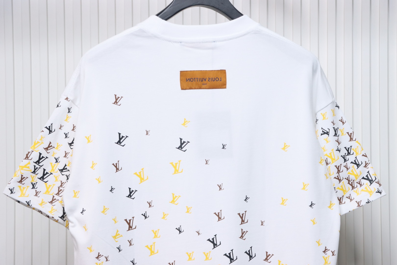 Louis Vuitton 25ss gradient full print small logo short sleeve T-shirt White