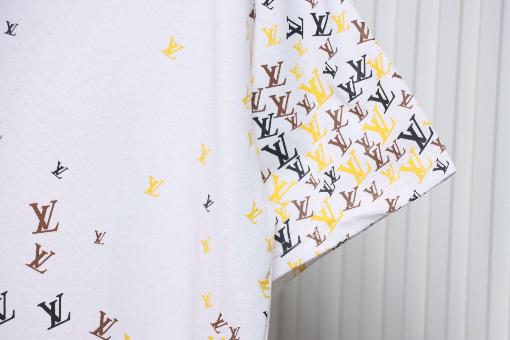 Louis Vuitton 25ss gradient full print small logo short sleeve T-shirt White