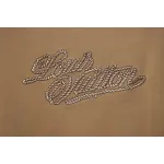 Louis Vuitton 25ss hemp rope knot embroidered short sleeves
