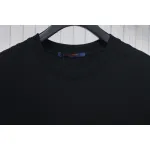 Louis Vuitton 25ss hemp rope knot embroidered short sleeves black