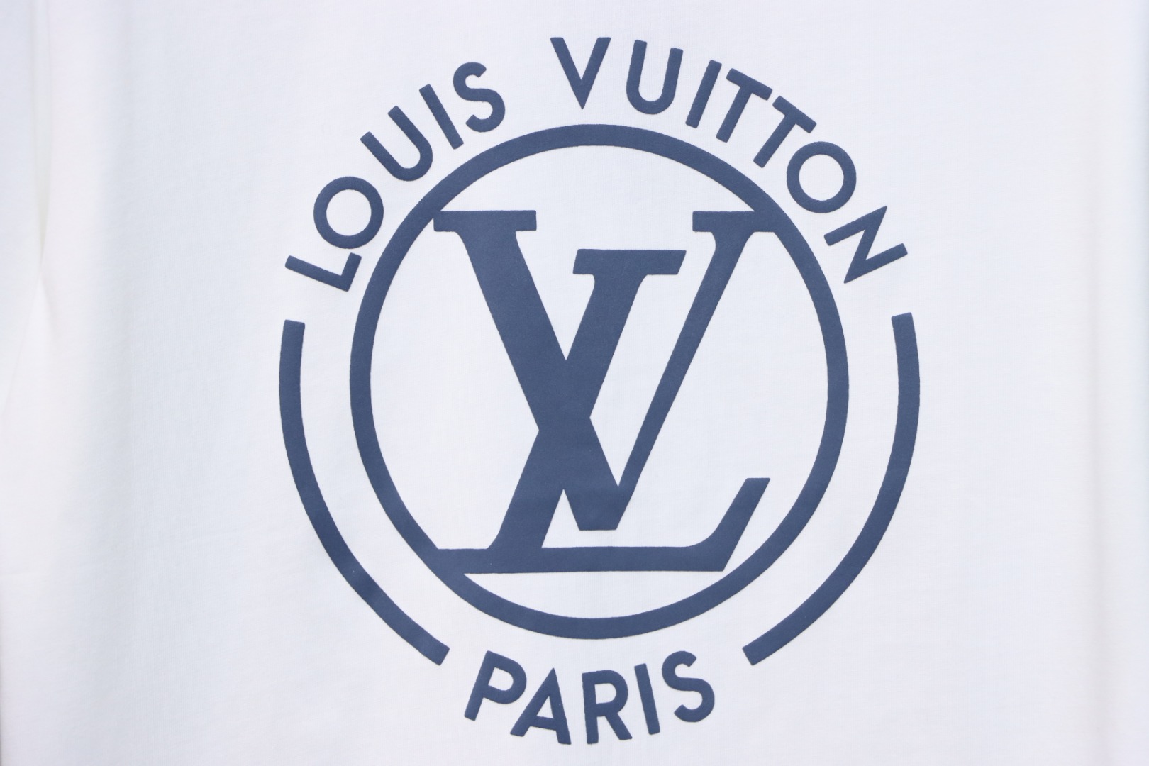 Louis Vuitton 25ss Lettering Printed Chain Short Sleeve White