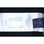 Louis Vuitton 25ss neckline graffiti letter print large logo short sleeve T-shirt black