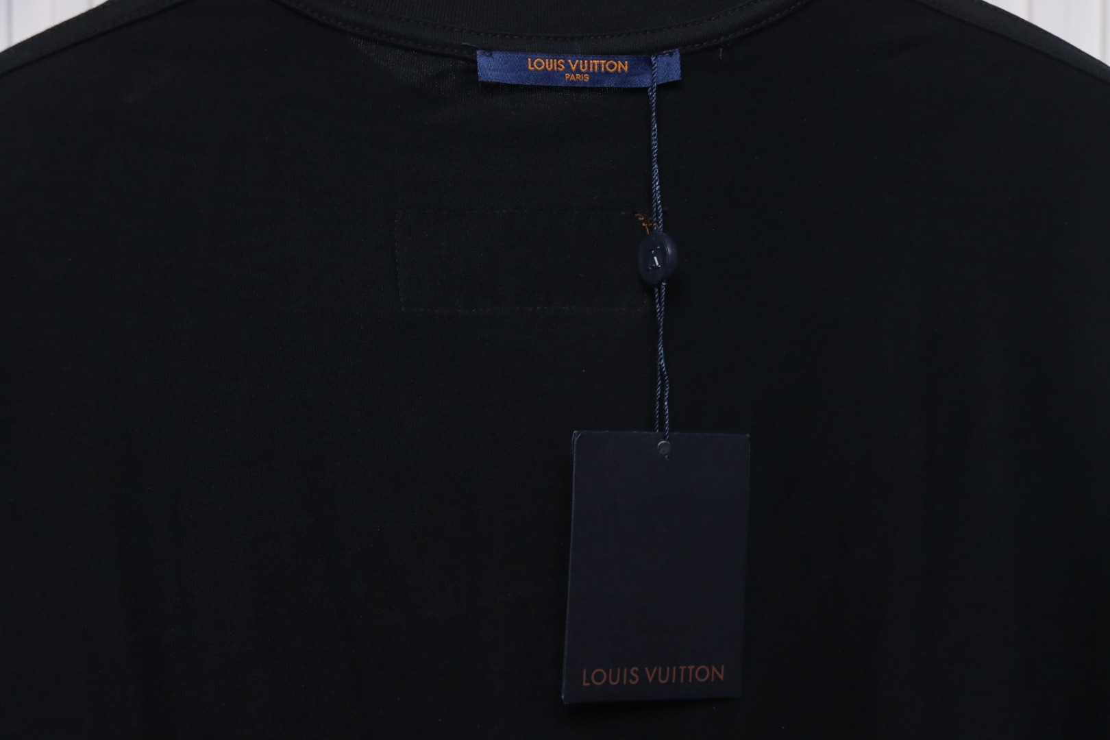 Louis Vuitton 25ss painted graffiti large logo print short sleeve T-shirt black