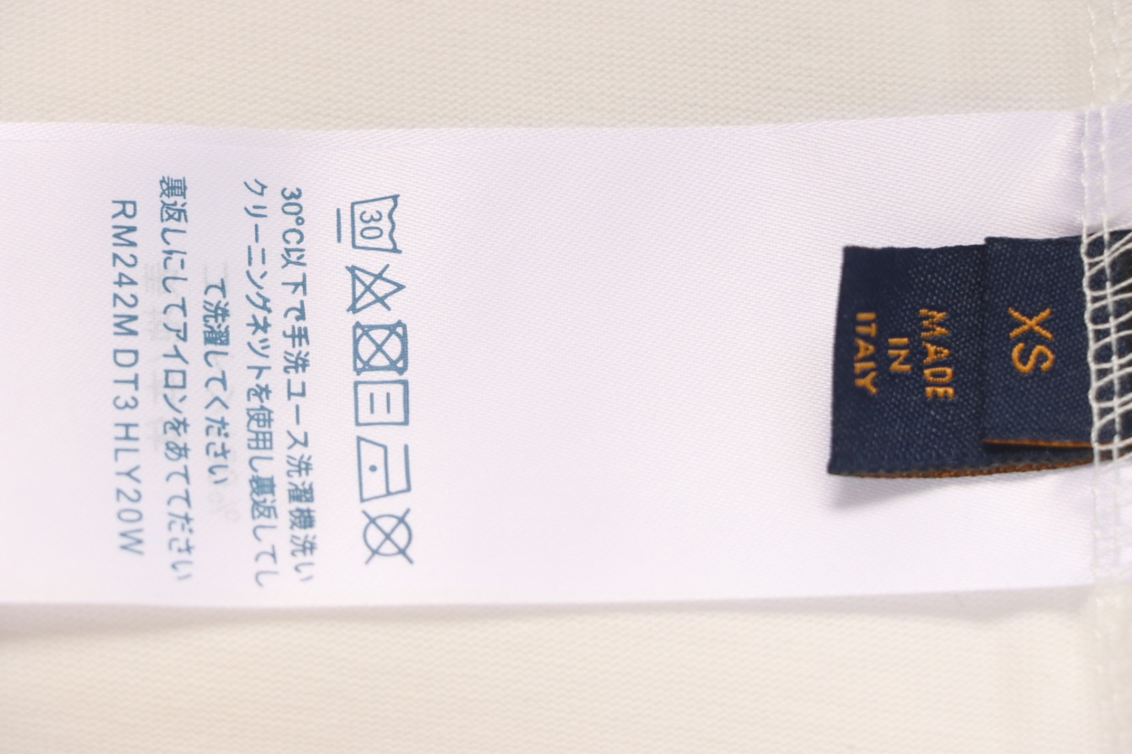 Louis Vuitton 25ss Pocket Old Flower Line Embroidery Short Sleeve White