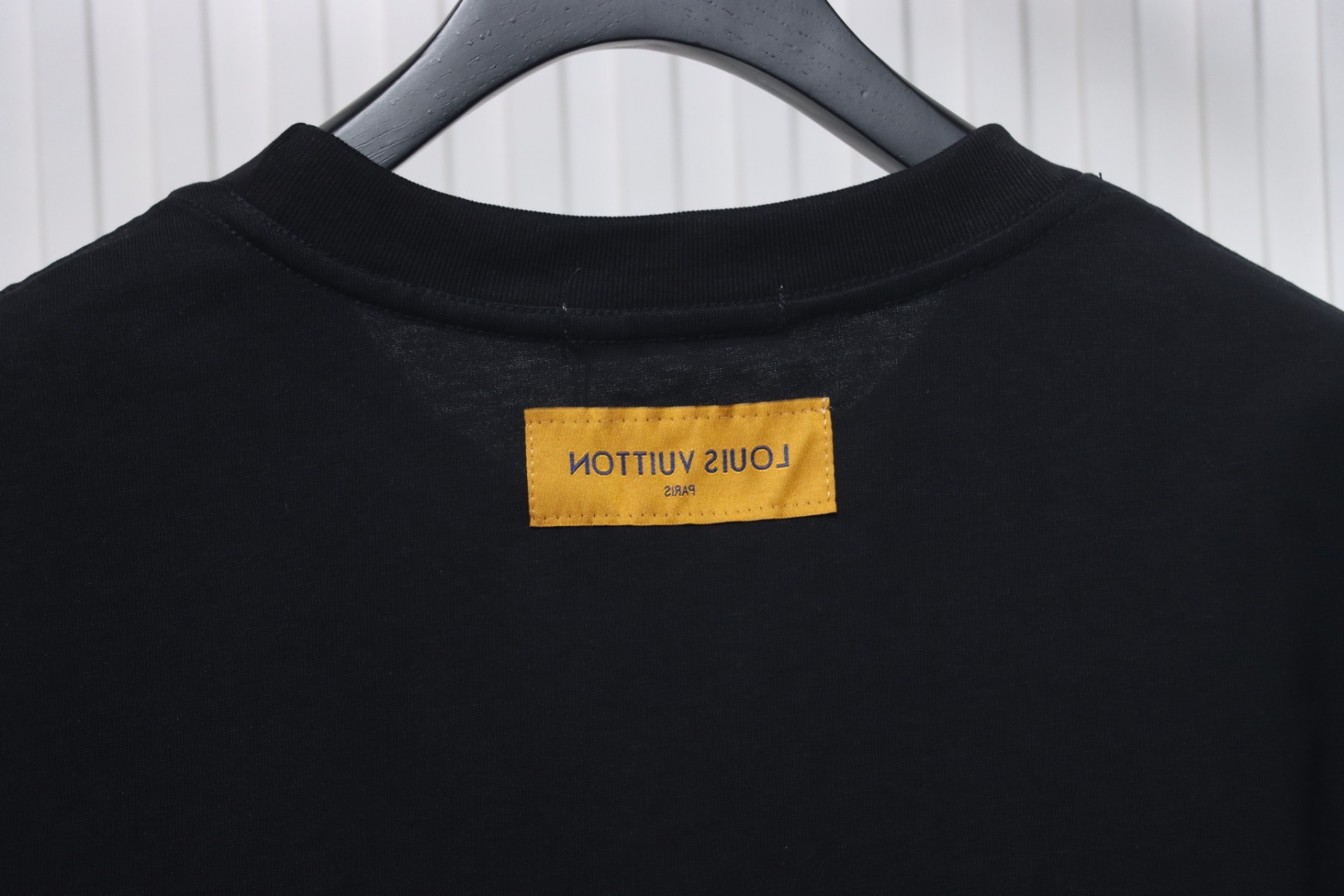 Louis Vuitton 25ss Rainbow Braid Embroidered Short Sleeve Black