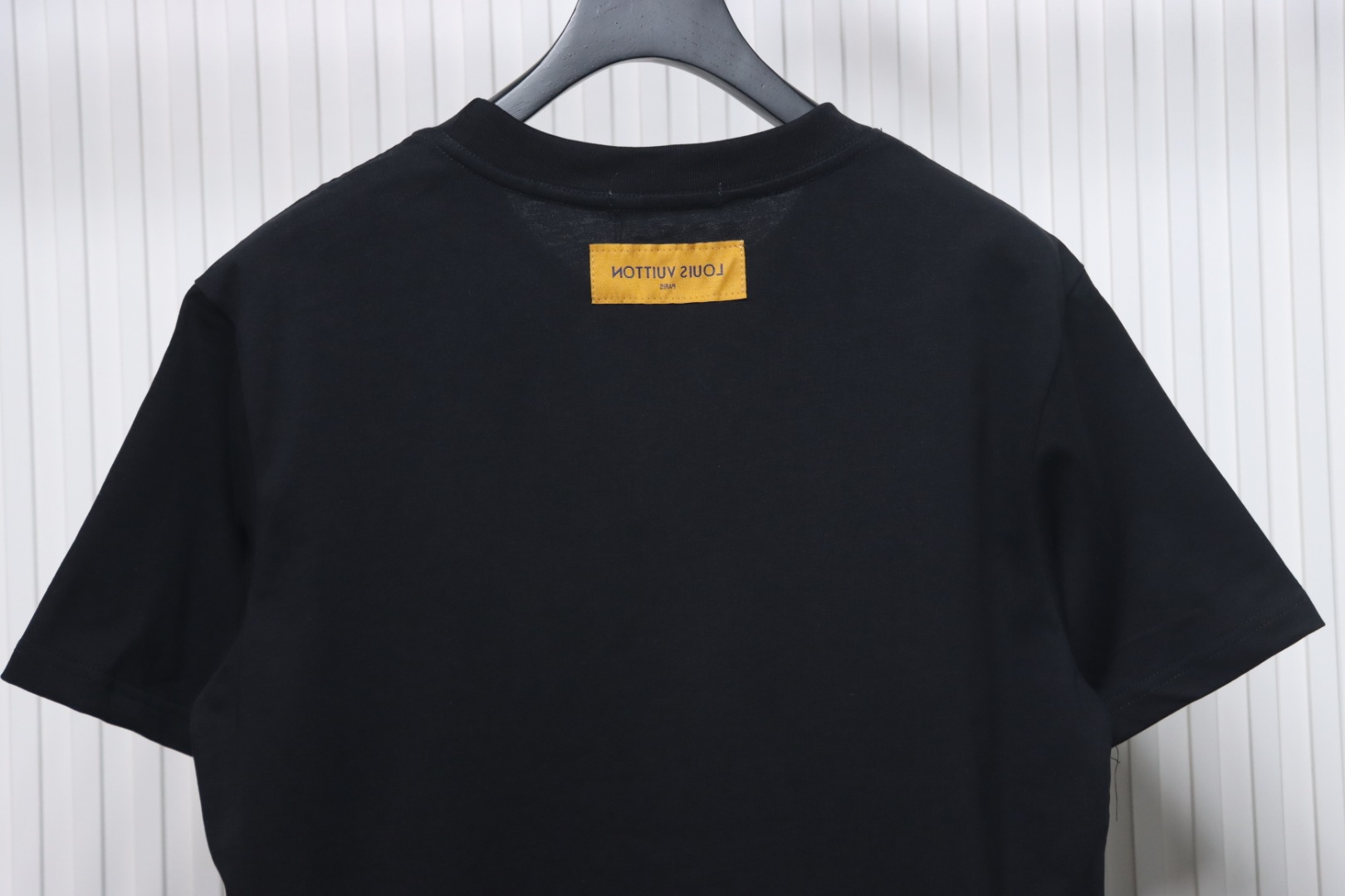 Louis Vuitton 25ss Rainbow Braid Embroidered Short Sleeve Black