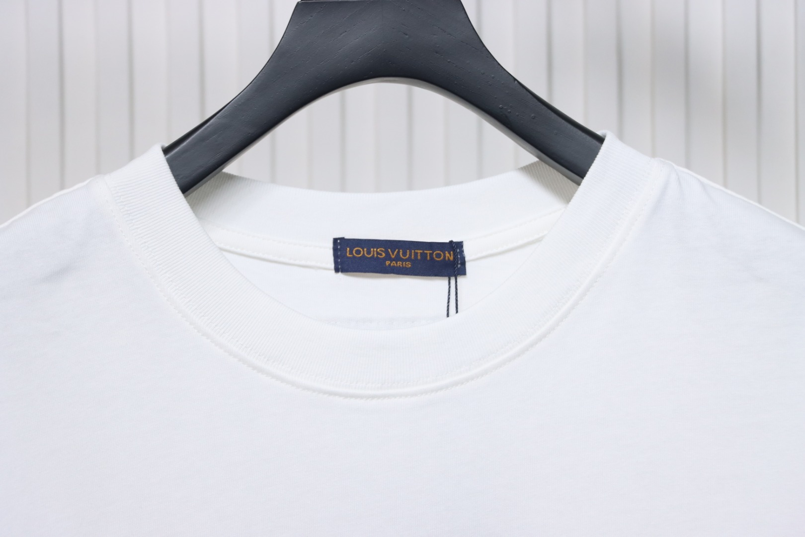 Louis Vuitton 25ss Rainbow Braid Embroidered Short Sleeve White