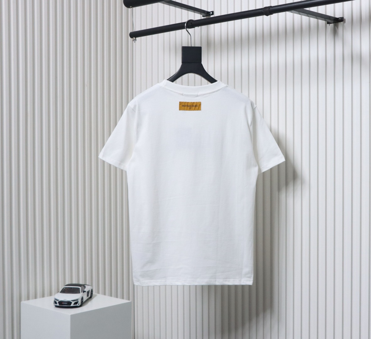 Louis Vuitton 25ss Rainbow Braid Embroidered Short Sleeve White