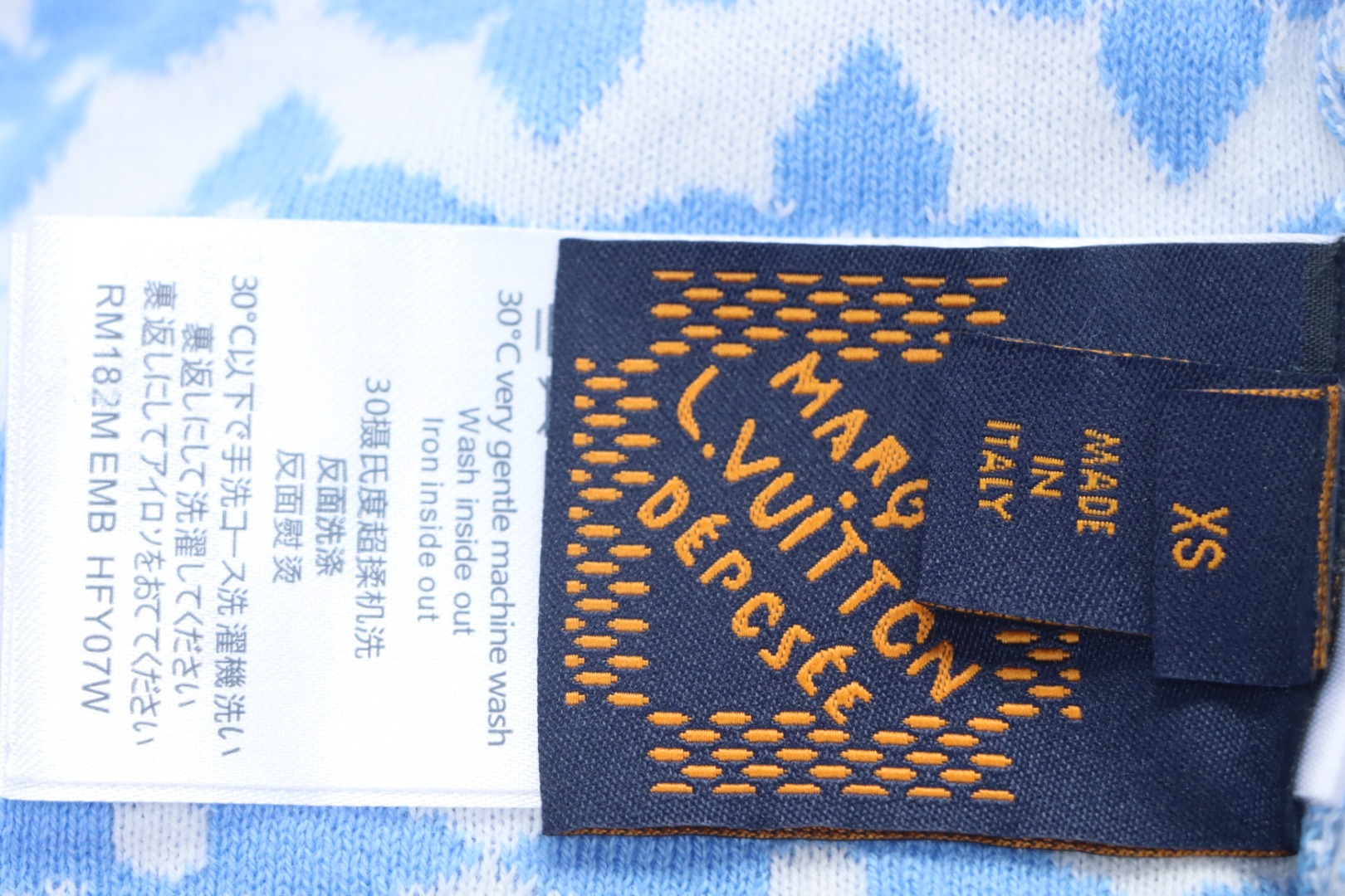 Louis Vuitton 25ss Ski Collection Gradient Monochrome Knit Short Sleeve