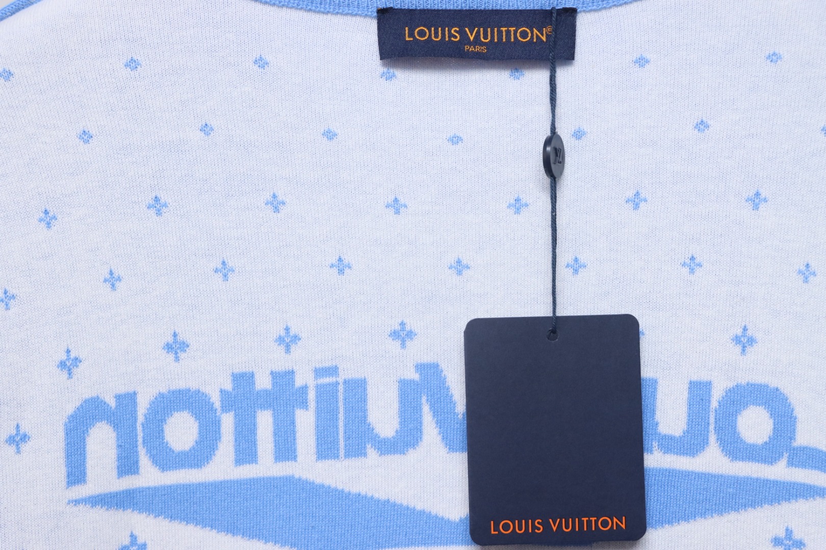 Louis Vuitton 25ss Ski Collection Gradient Monochrome Knit Short Sleeve