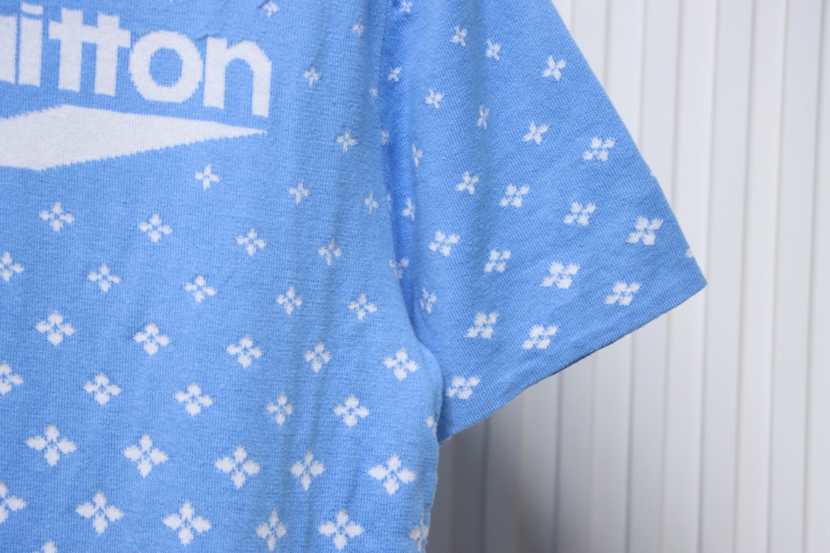 Louis Vuitton 25ss Ski Collection Gradient Monochrome Knit Short Sleeve