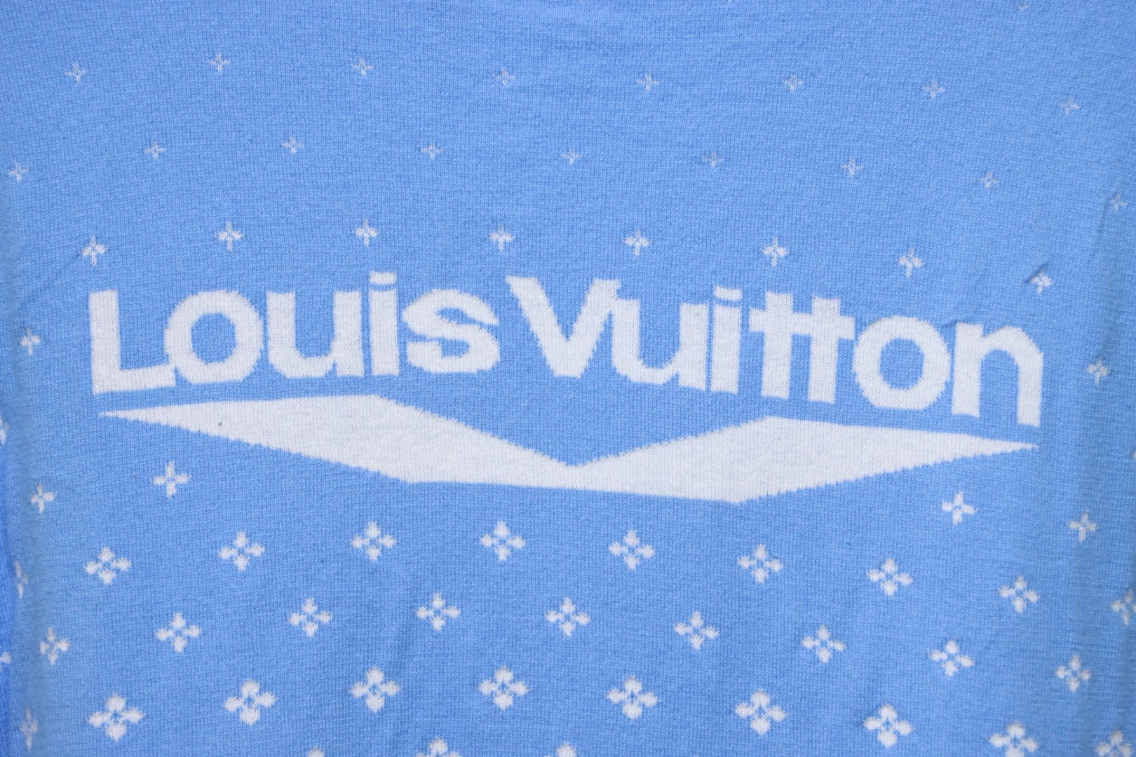 Louis Vuitton 25ss Ski Collection Gradient Monochrome Knit Short Sleeve