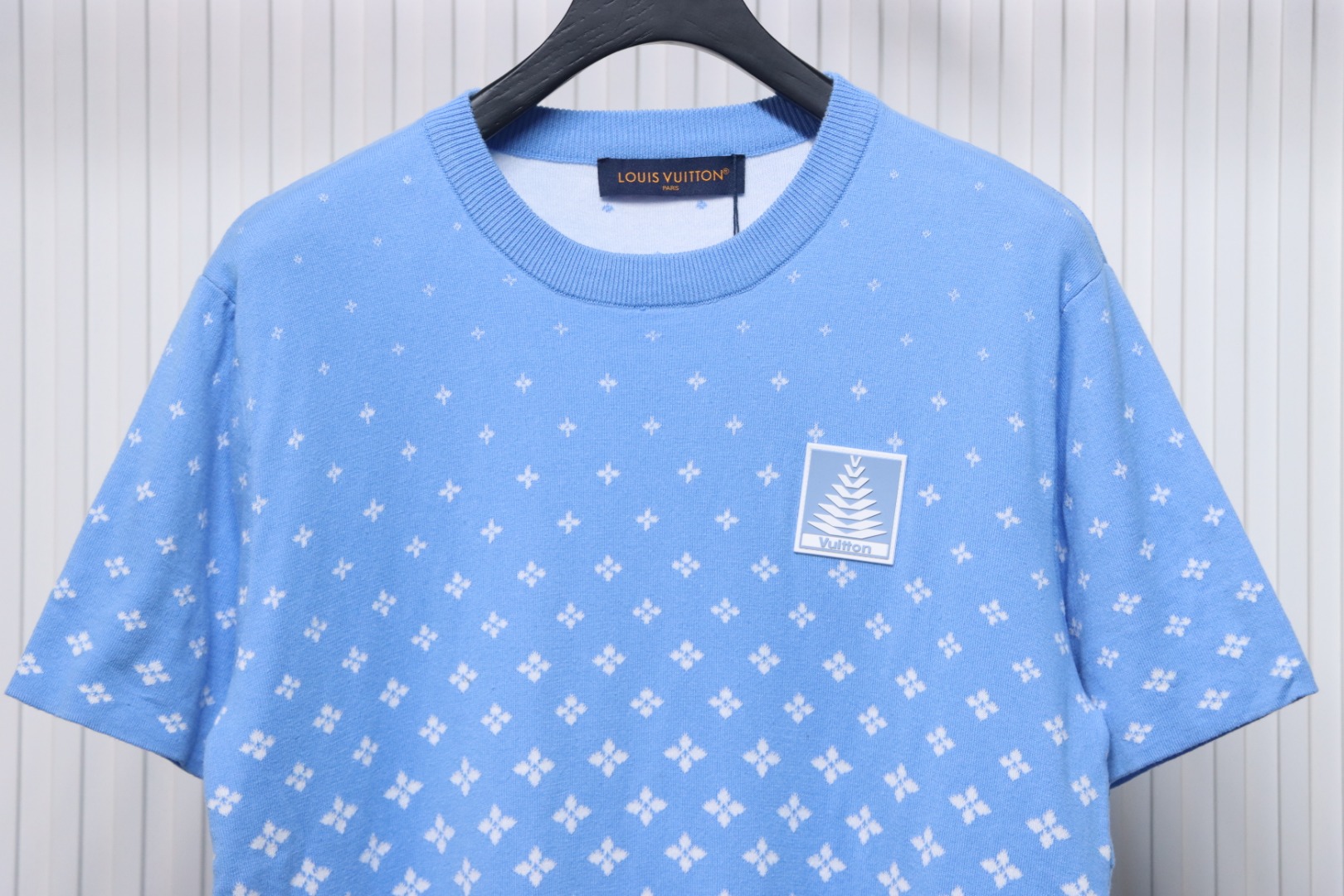 Louis Vuitton 25ss Ski Collection Gradient Monochrome Knit Short Sleeve