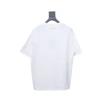 Louis Vuitton 25ss three flower embroidered lettering short-sleeved T-shirt White