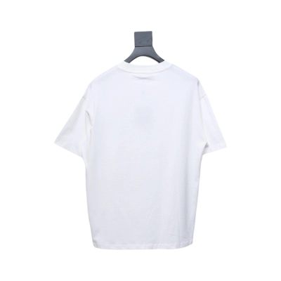 Louis Vuitton 25ss three flower embroidered lettering short-sleeved T-shirt White 02