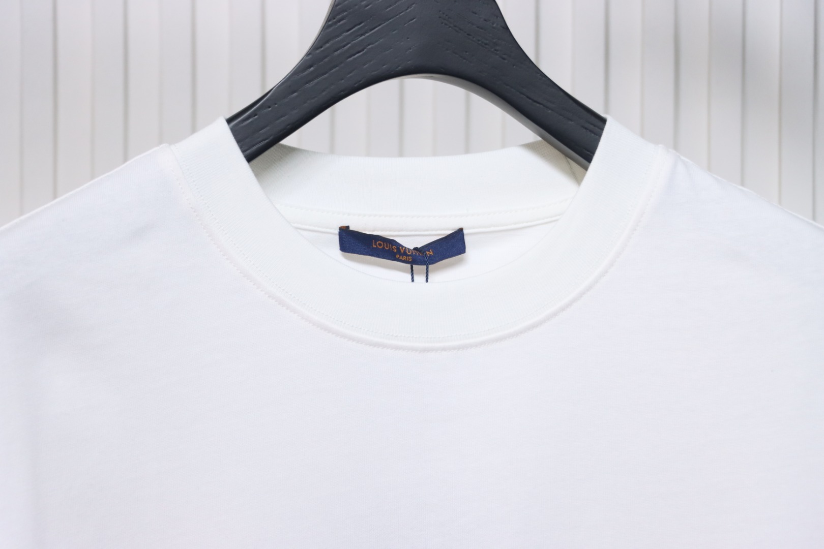 Louis Vuitton 25ss three flower embroidered lettering short-sleeved T-shirt White