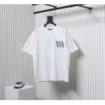 Louis Vuitton 25ss three flower embroidered lettering short-sleeved T-shirt White