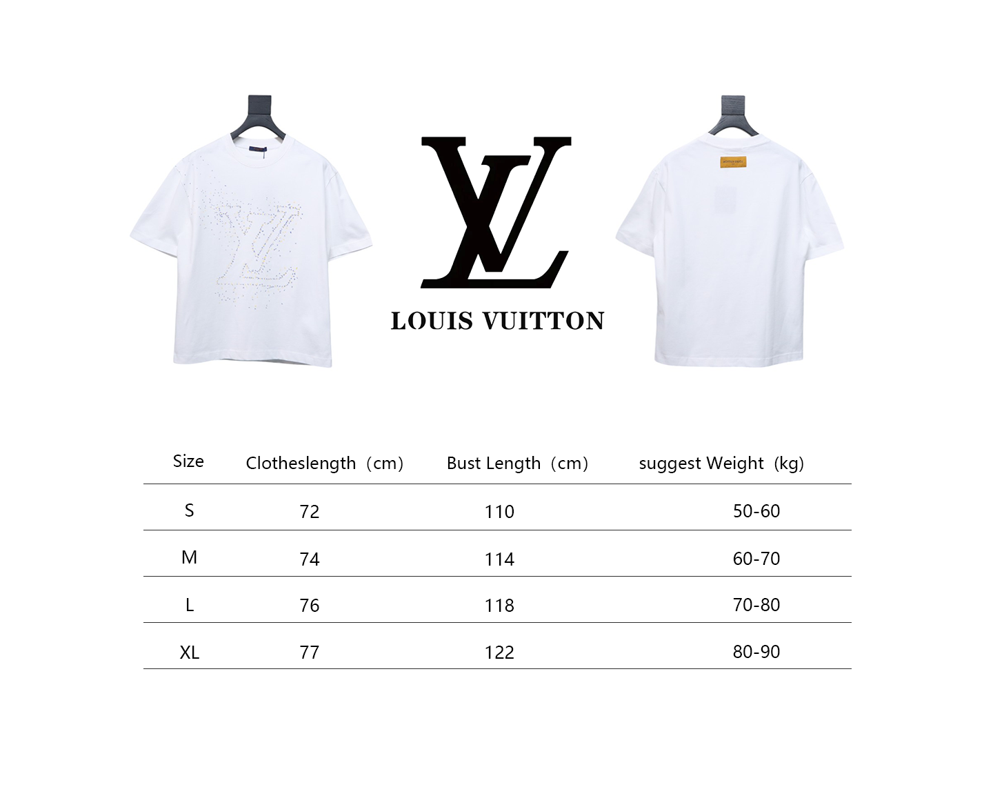 Louis Vuitton airplane print letter logo short sleeve White