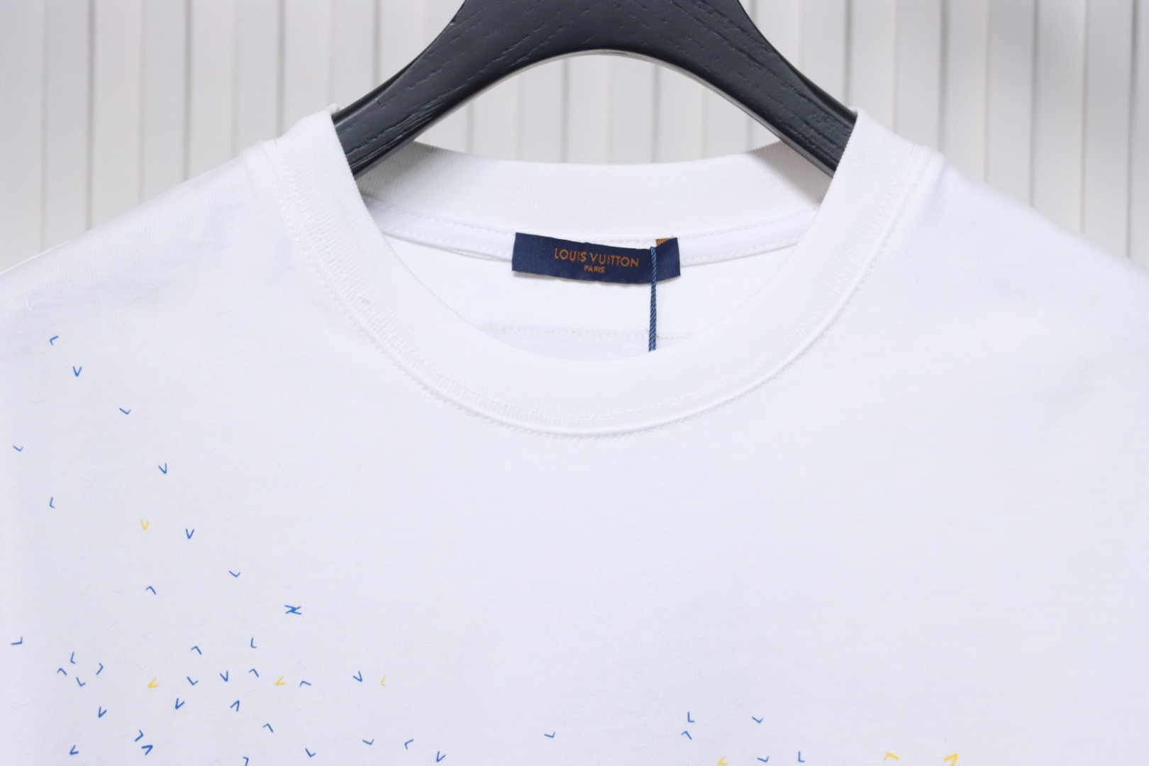 Louis Vuitton airplane print letter logo short sleeve White