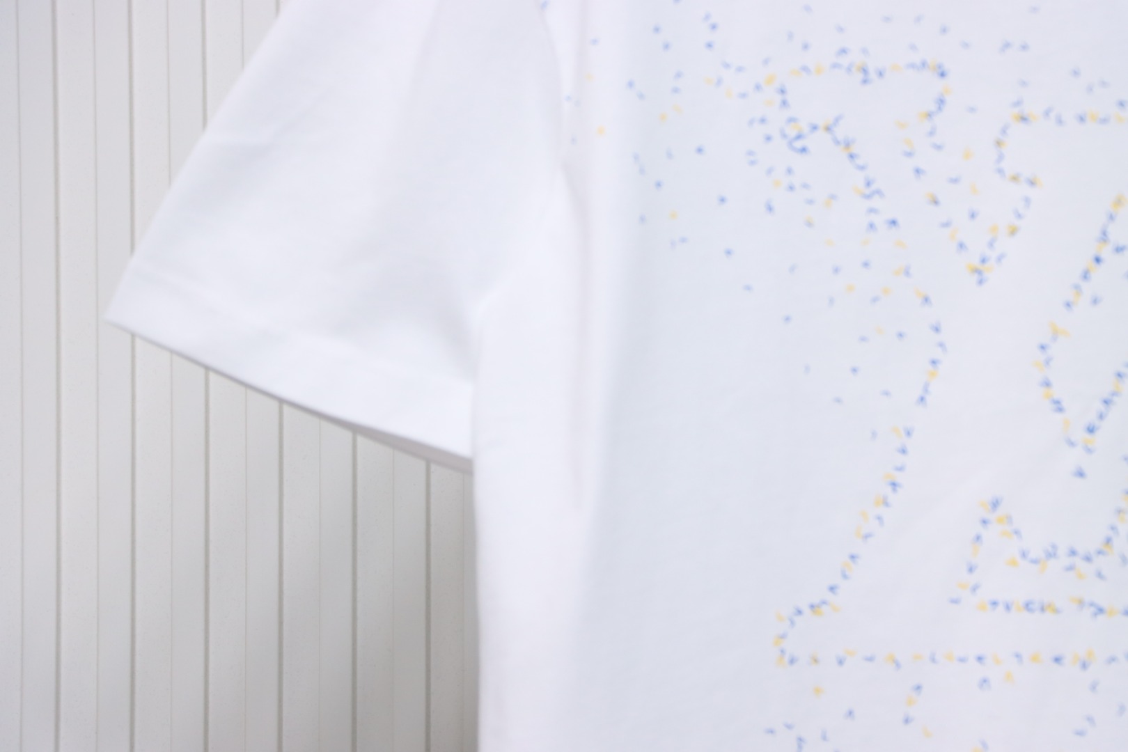 Louis Vuitton airplane print letter logo short sleeve White